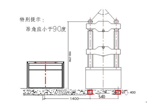 600KN電液伺服液壓萬能試驗機(jī)安裝